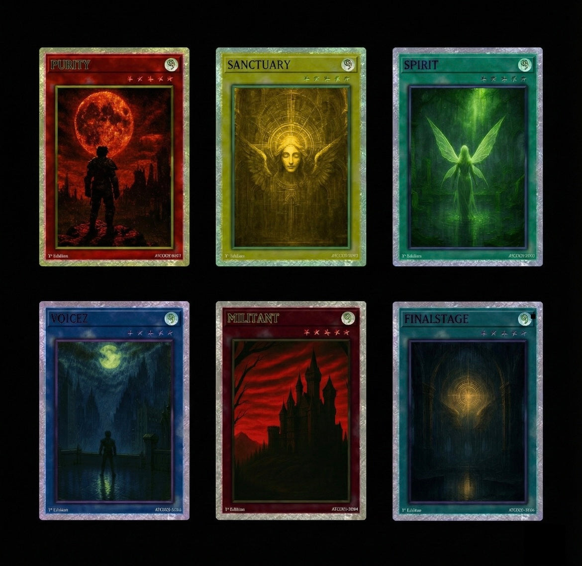 9LIVES EXCLUSIVE TRADING CARDS (PACK OF 6)